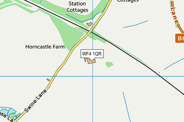 WF4 1QR map - OS VectorMap District (Ordnance Survey)