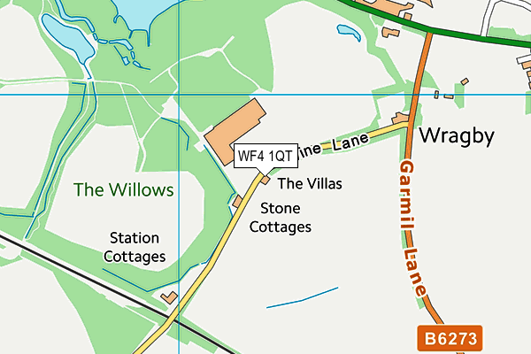 Wakefield Independent School (Swine Lane) map (WF4 1QT) - OS VectorMap District (Ordnance Survey)