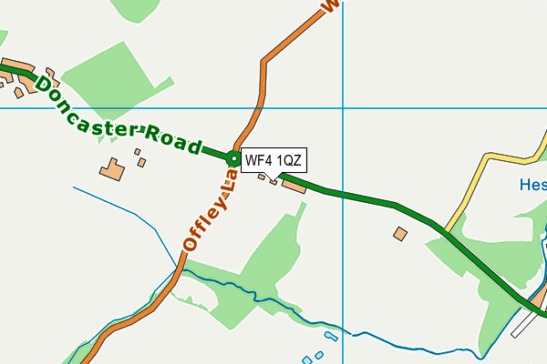 WF4 1QZ map - OS VectorMap District (Ordnance Survey)