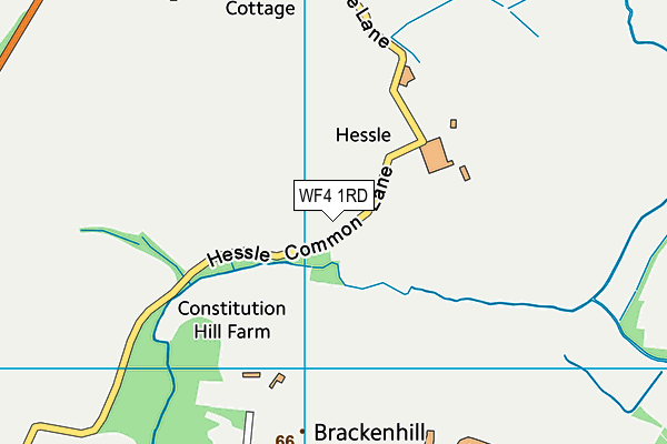 WF4 1RD map - OS VectorMap District (Ordnance Survey)