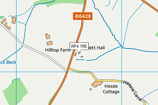 WF4 1RE map - OS VectorMap District (Ordnance Survey)