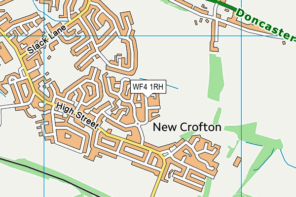 WF4 1RH map - OS VectorMap District (Ordnance Survey)