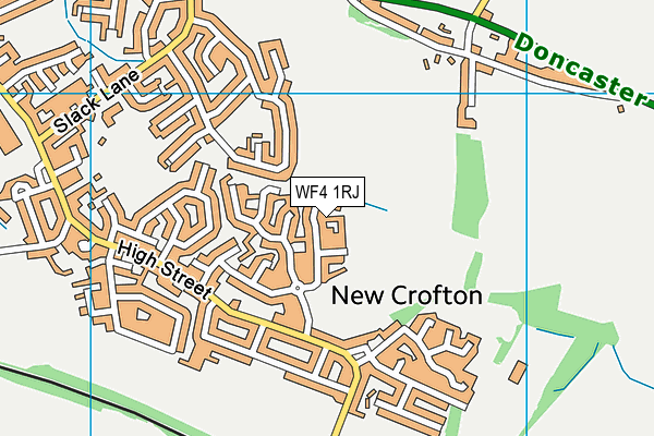 WF4 1RJ map - OS VectorMap District (Ordnance Survey)