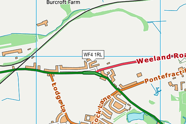 WF4 1RL map - OS VectorMap District (Ordnance Survey)