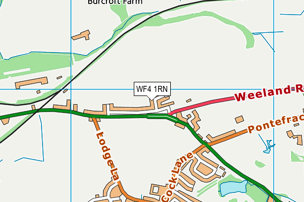 WF4 1RN map - OS VectorMap District (Ordnance Survey)