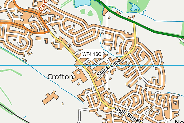 WF4 1SQ map - OS VectorMap District (Ordnance Survey)