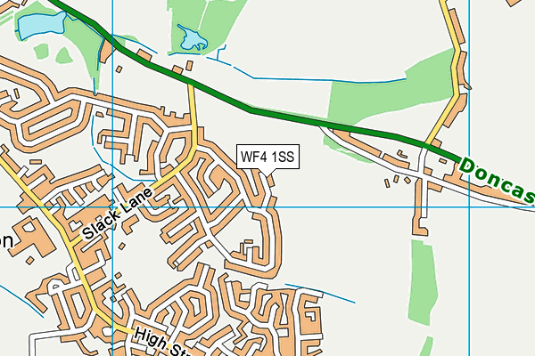 WF4 1SS map - OS VectorMap District (Ordnance Survey)
