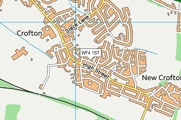 WF4 1ST map - OS VectorMap District (Ordnance Survey)