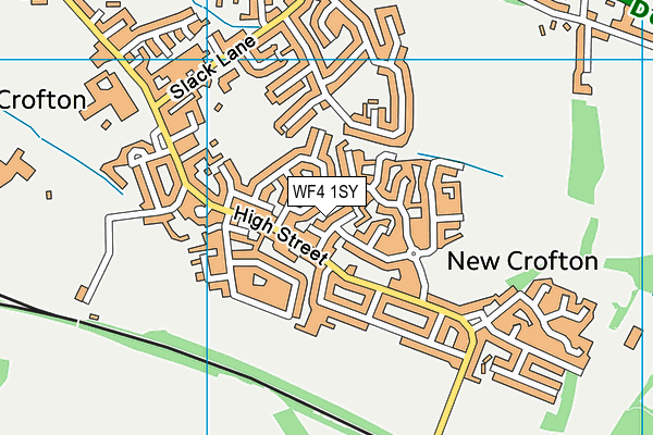 WF4 1SY map - OS VectorMap District (Ordnance Survey)