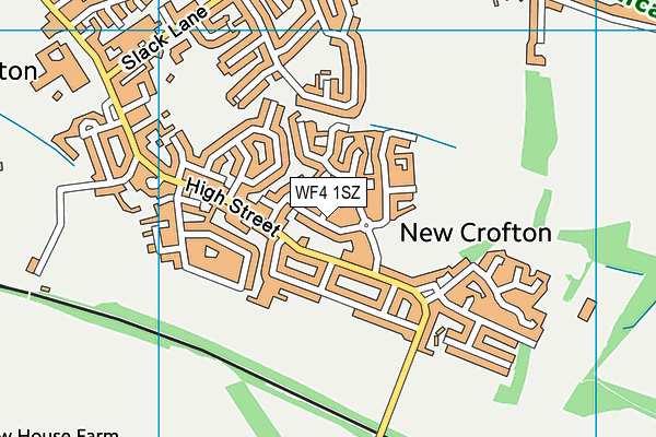 WF4 1SZ map - OS VectorMap District (Ordnance Survey)