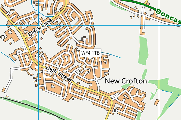 WF4 1TB map - OS VectorMap District (Ordnance Survey)