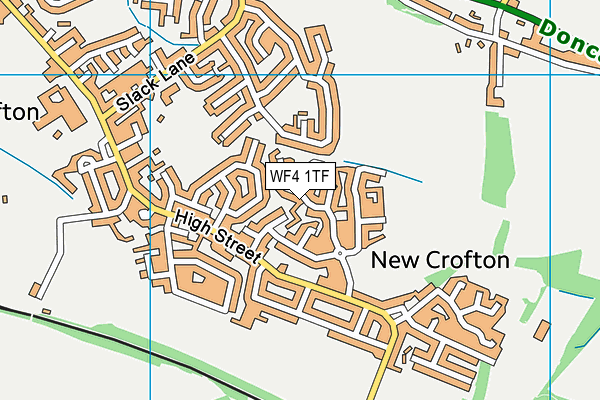 WF4 1TF map - OS VectorMap District (Ordnance Survey)