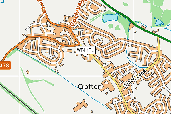 WF4 1TL map - OS VectorMap District (Ordnance Survey)