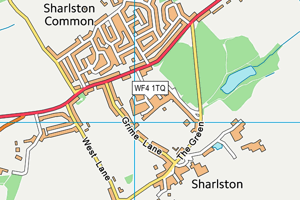 WF4 1TQ map - OS VectorMap District (Ordnance Survey)