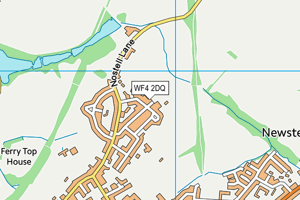 WF4 2DQ map - OS VectorMap District (Ordnance Survey)