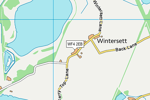 WF4 2EB map - OS VectorMap District (Ordnance Survey)