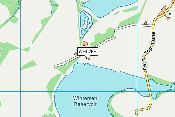 WF4 2EE map - OS VectorMap District (Ordnance Survey)