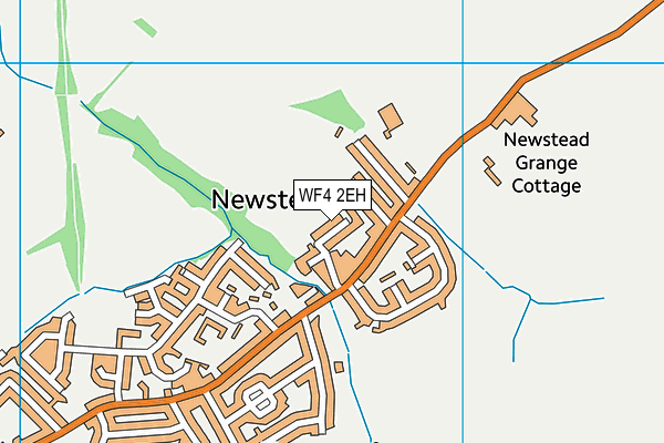 WF4 2EH map - OS VectorMap District (Ordnance Survey)