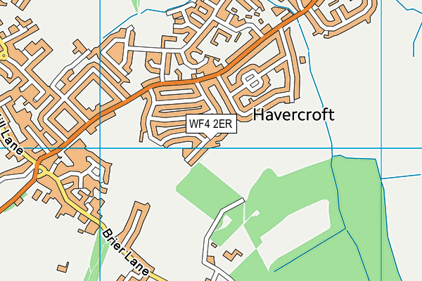 WF4 2ER map - OS VectorMap District (Ordnance Survey)