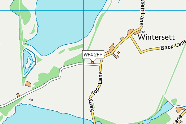 WF4 2FP map - OS VectorMap District (Ordnance Survey)