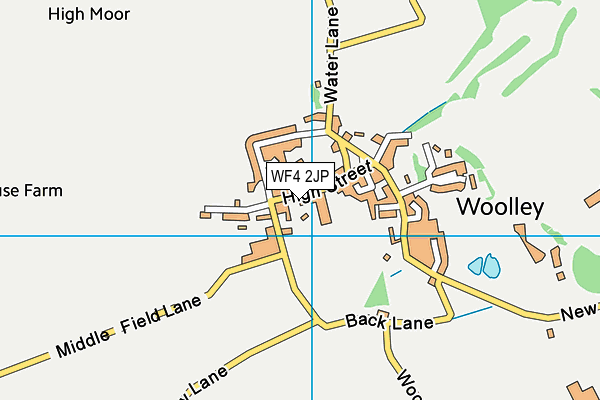 WF4 2JP map - OS VectorMap District (Ordnance Survey)