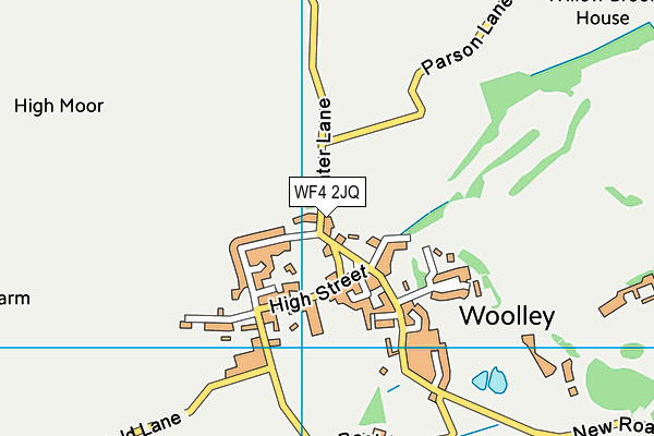 WF4 2JQ map - OS VectorMap District (Ordnance Survey)