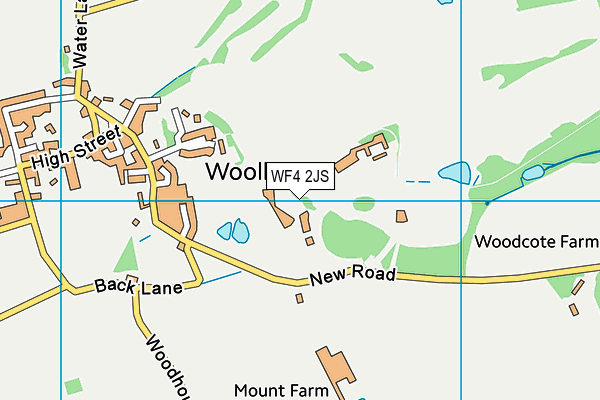 WF4 2JS map - OS VectorMap District (Ordnance Survey)