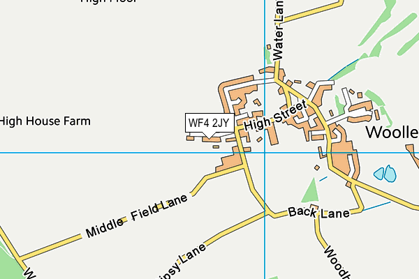 WF4 2JY map - OS VectorMap District (Ordnance Survey)