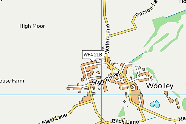 WF4 2LB map - OS VectorMap District (Ordnance Survey)