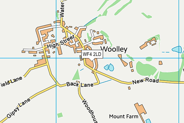 WF4 2LD map - OS VectorMap District (Ordnance Survey)