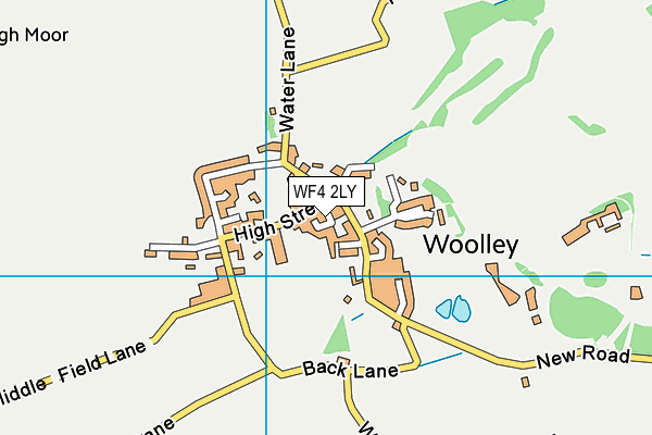 WF4 2LY map - OS VectorMap District (Ordnance Survey)