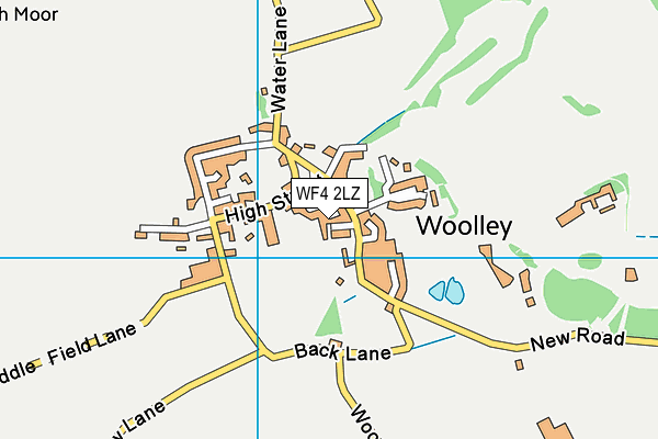 WF4 2LZ map - OS VectorMap District (Ordnance Survey)