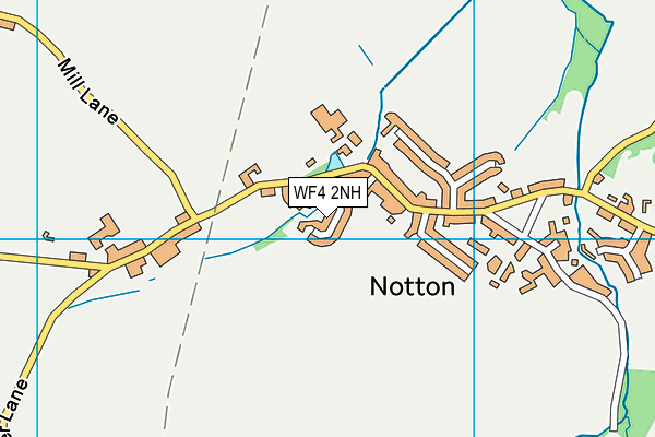 WF4 2NH map - OS VectorMap District (Ordnance Survey)