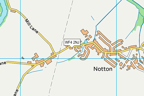 WF4 2NJ map - OS VectorMap District (Ordnance Survey)