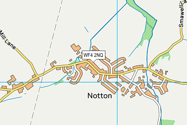 WF4 2NQ map - OS VectorMap District (Ordnance Survey)