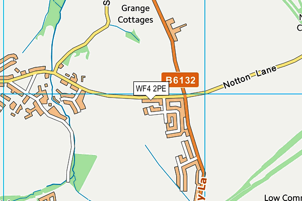 WF4 2PE map - OS VectorMap District (Ordnance Survey)