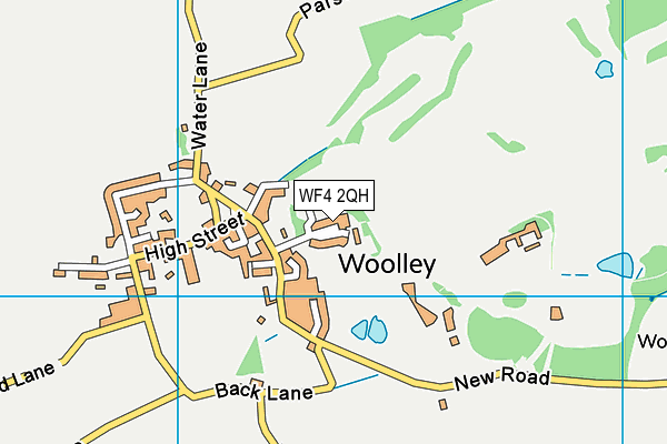 WF4 2QH map - OS VectorMap District (Ordnance Survey)