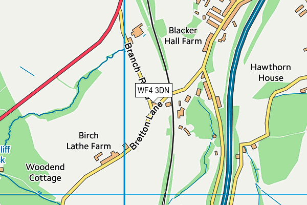 Map of BLACKER HALL FARM SHOP LIMITED at district scale