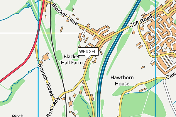 WF4 3EL map - OS VectorMap District (Ordnance Survey)