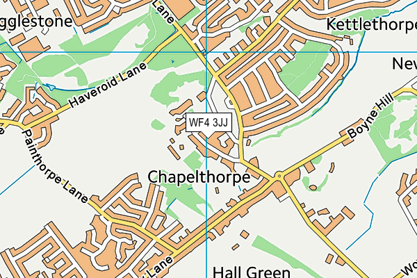 Map of THE OLD SURGERY CHAPELTHORPE MANAGEMENT COMPANY LIMITED at district scale