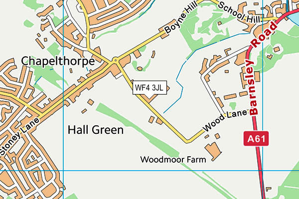 Camphill Wakefield (Pennine Camphill Community Ltd) map (WF4 3JL) - OS VectorMap District (Ordnance Survey)