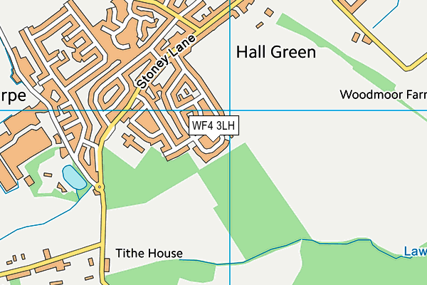 WF4 3LH map - OS VectorMap District (Ordnance Survey)