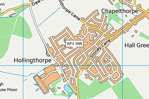 WF4 3NN map - OS VectorMap District (Ordnance Survey)