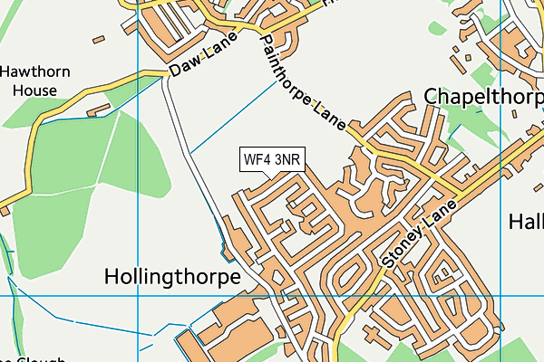 WF4 3NR map - OS VectorMap District (Ordnance Survey)