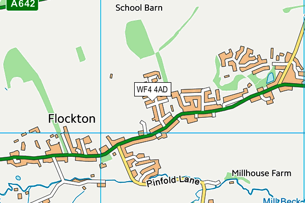 WF4 4AD map - OS VectorMap District (Ordnance Survey)