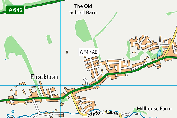 WF4 4AE map - OS VectorMap District (Ordnance Survey)