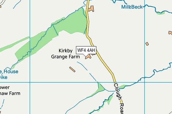 WF4 4AH map - OS VectorMap District (Ordnance Survey)