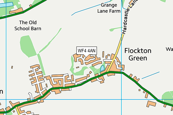 WF4 4AN map - OS VectorMap District (Ordnance Survey)