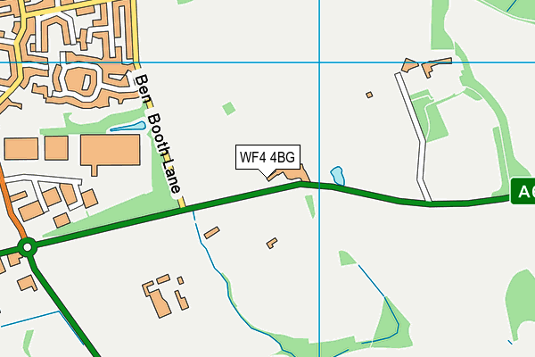 WF4 4BG map - OS VectorMap District (Ordnance Survey)