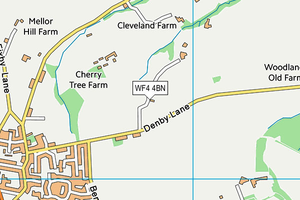 WF4 4BN map - OS VectorMap District (Ordnance Survey)